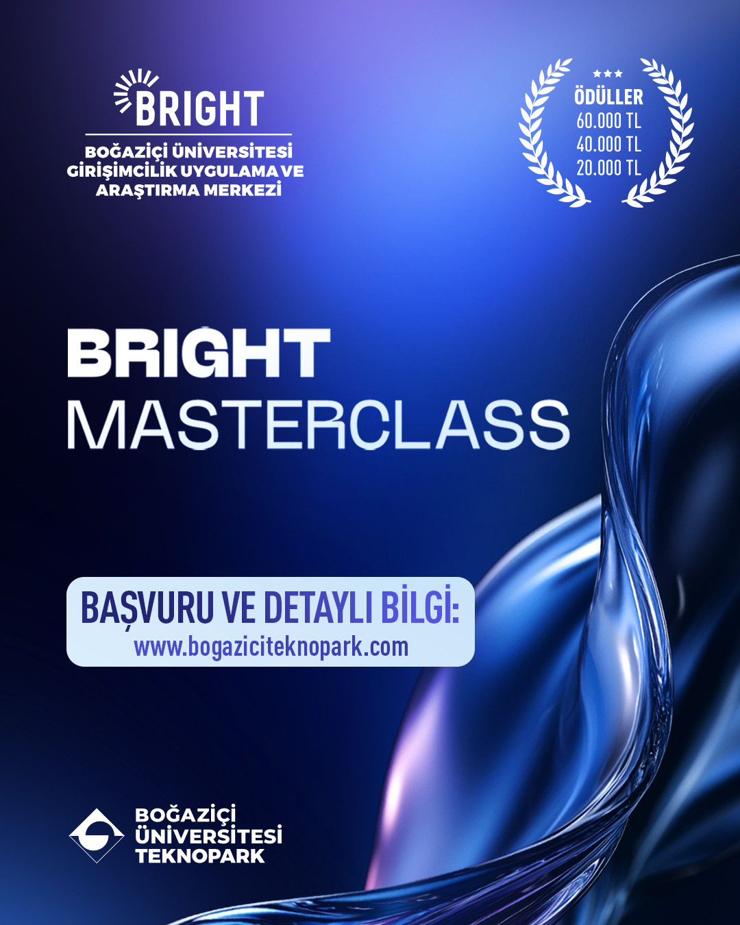Öğrenci girişimcilik masterclass afişi
